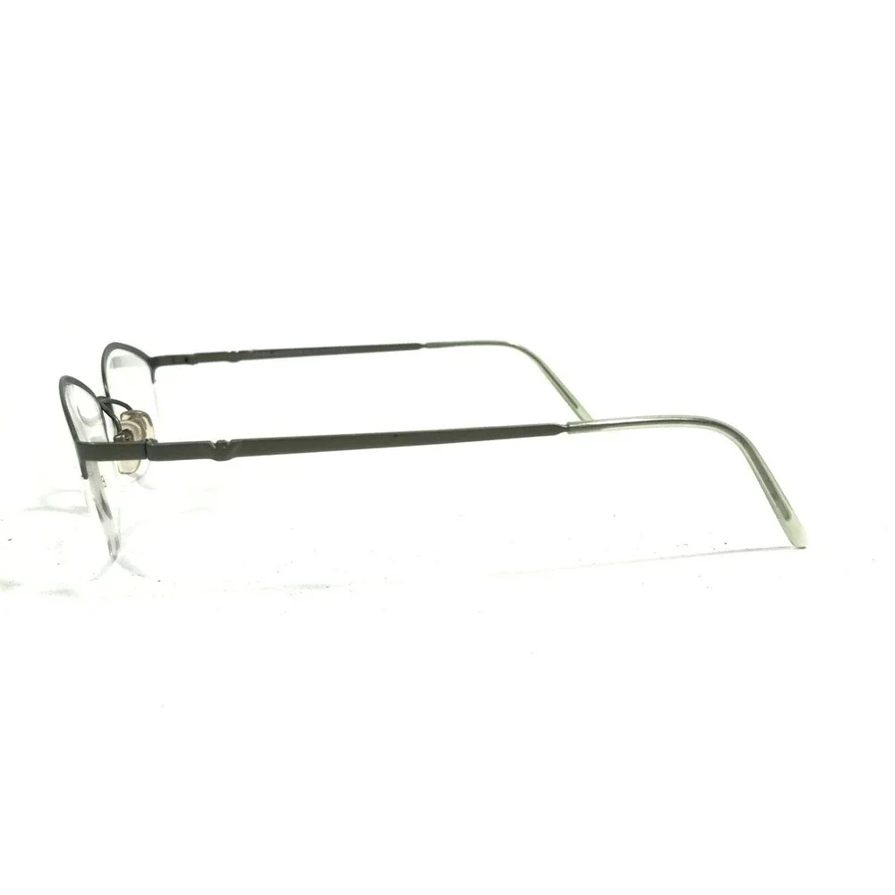 Emporio Armani Eyeglasses Frames 144 1216 Gray Round Half Rim 50-19-135